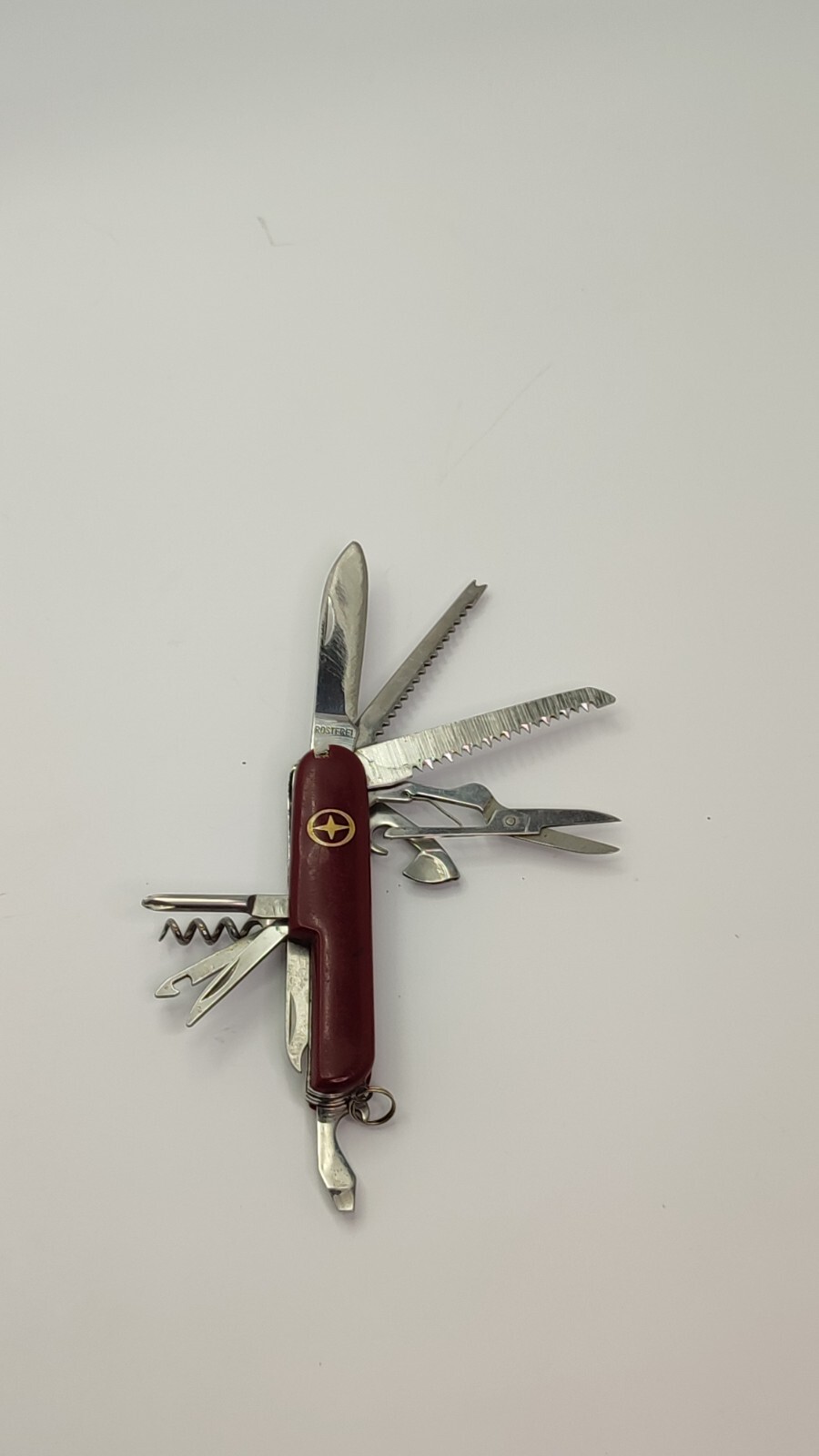 Pocket Knife Diamond Multi-Tool Superior Purpose Red Utility Army Vintage Rarity