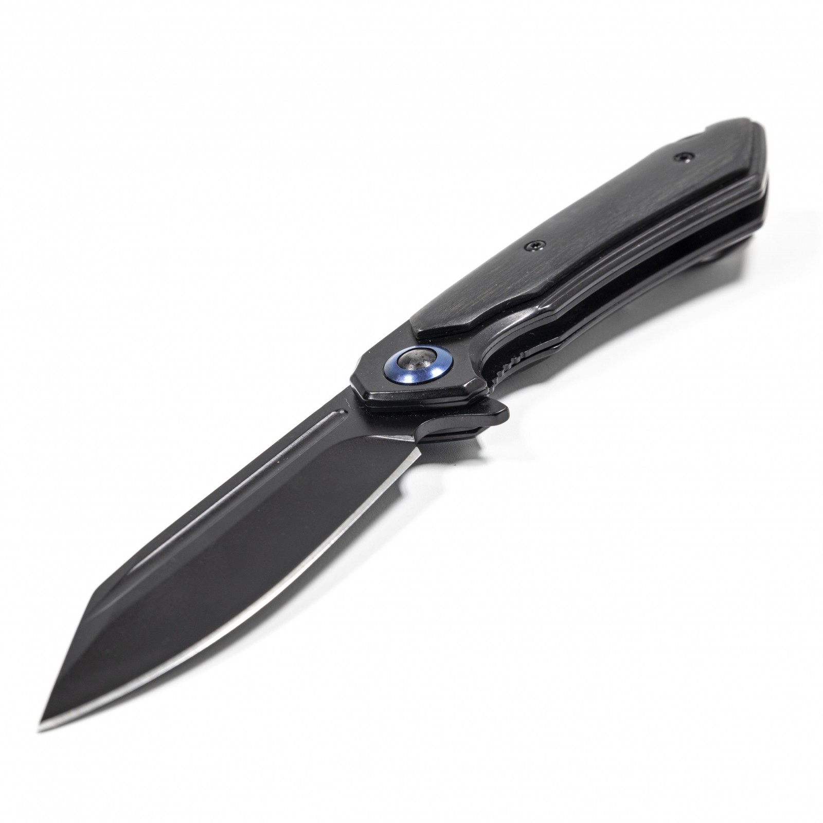 ASR Tactical Drop Point Blade Thumb Assist Pocket Knife Stainless Steel – Black