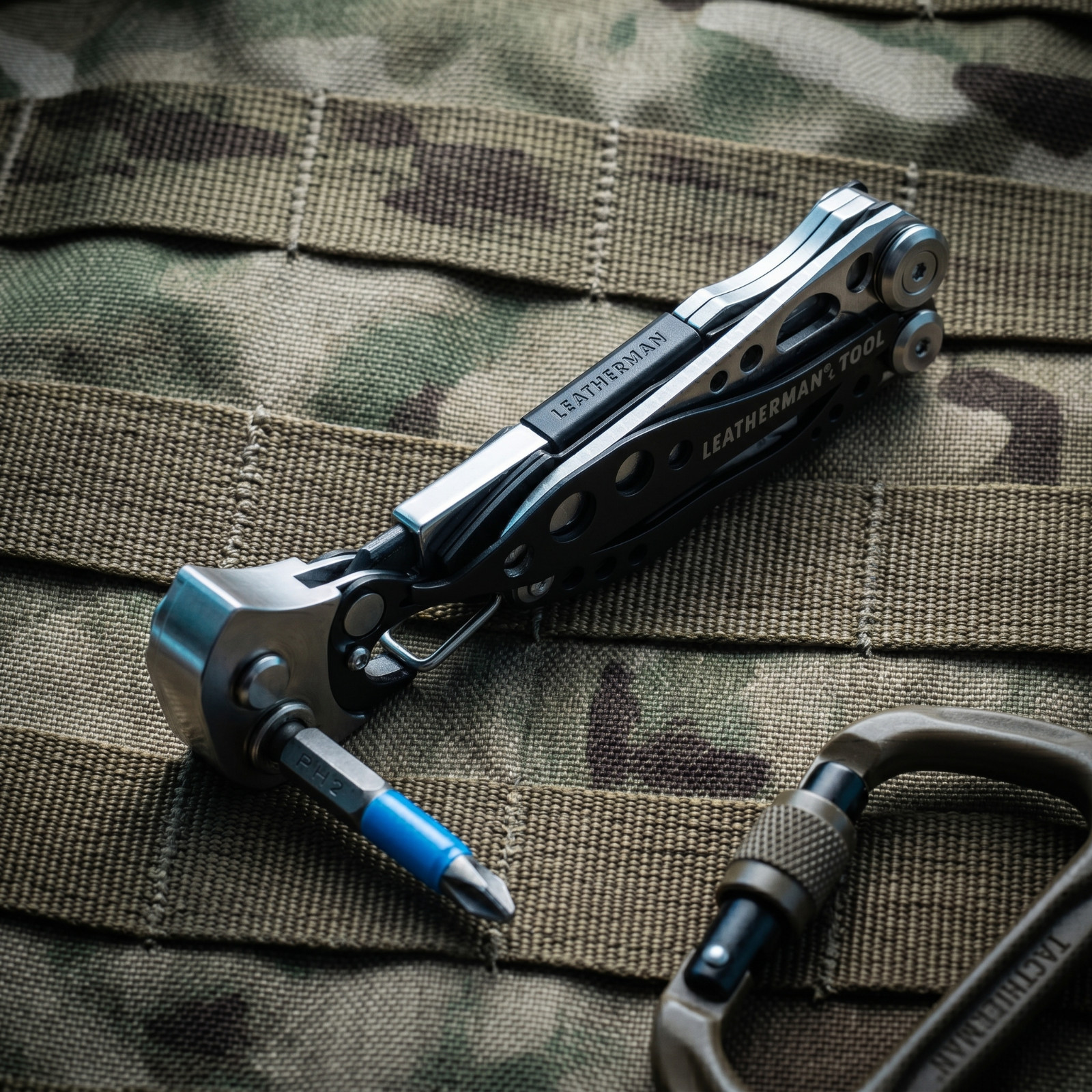 Ratchet Hammer Mod Attachment For Leatherman Skeletool 36T Stainless Steel EDC