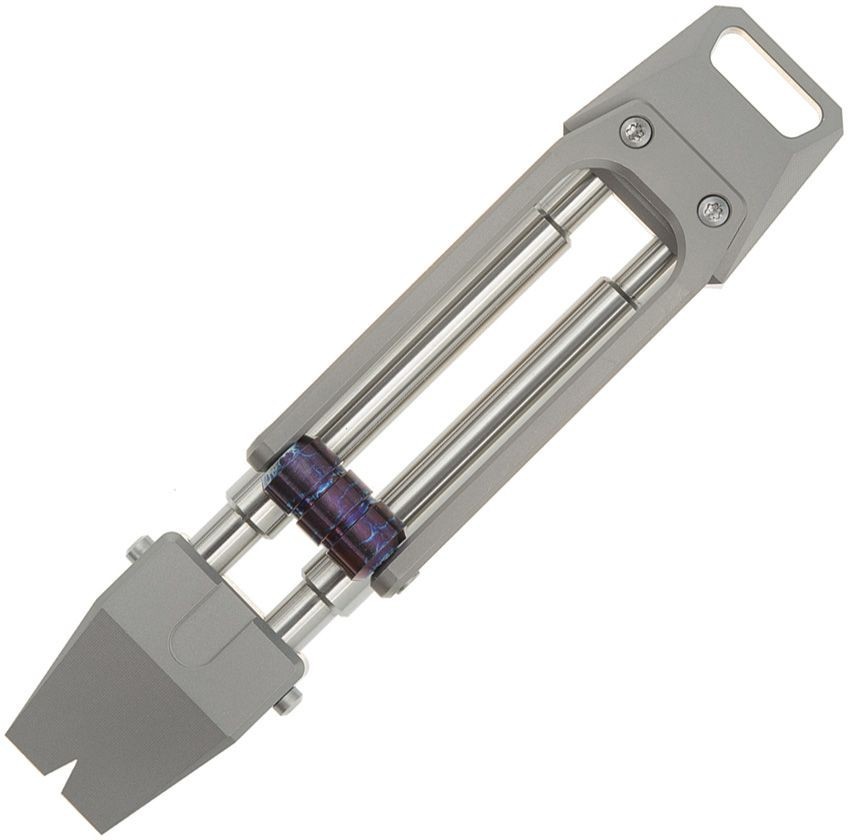Ketuo Pocket Pry Bar Gray With Lanyard Loop Titanium Construction 2.35″ Overall