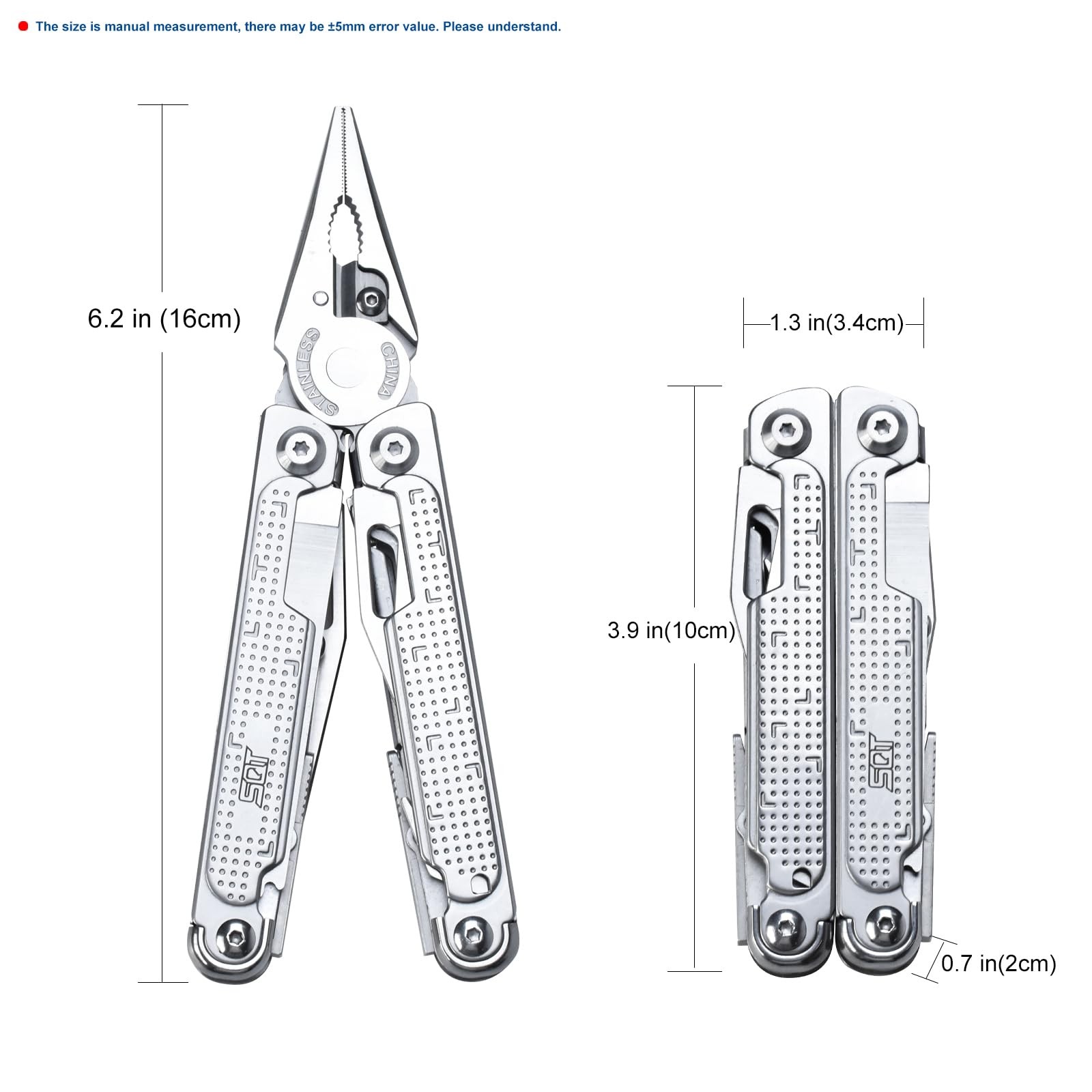 2048 20in1 Multitool Foldable Selflocking Professional Tool For Diy Home Repai
