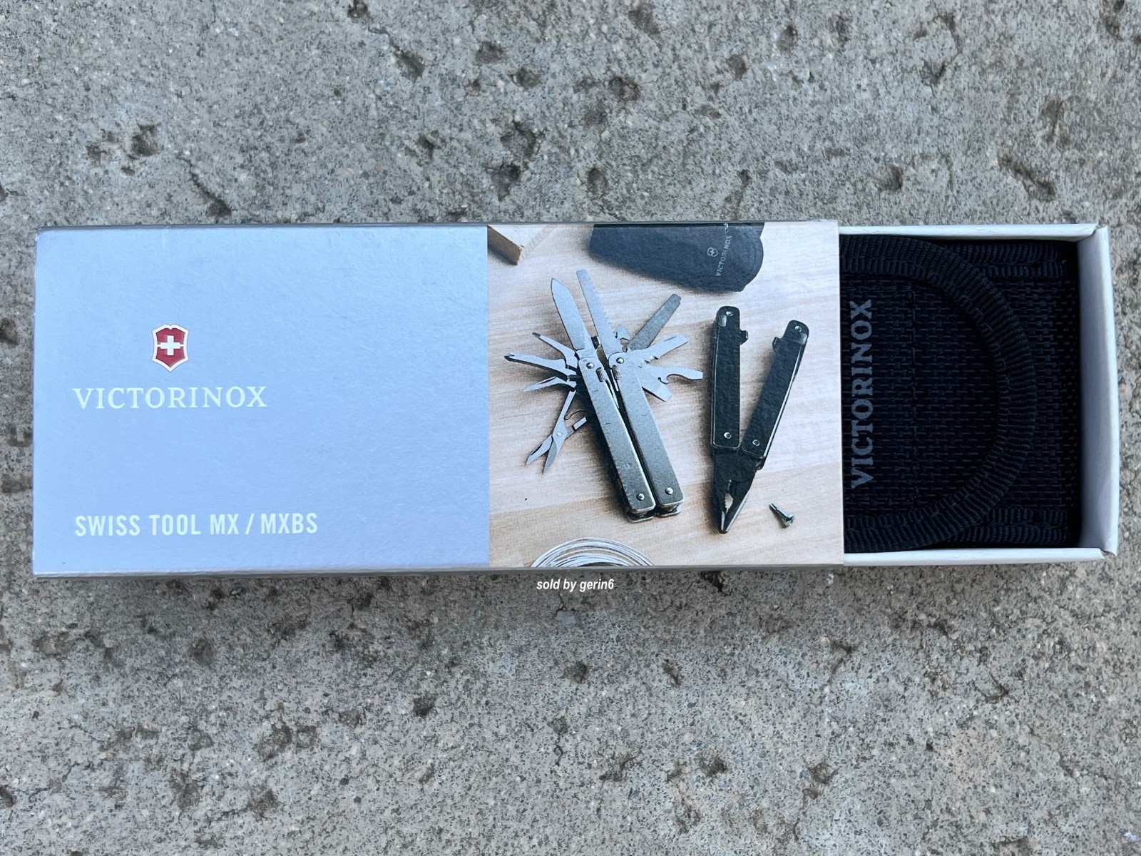 Victorinox Swiss Army Knife SwissTool MX With Black Nylon Pouch 3.0327.MN NIB