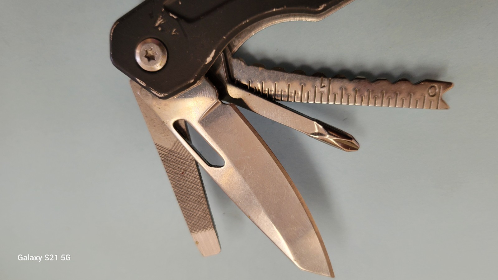 10 in 1 Stainless Steel Mini Multi-Purpose Tool with Nylon Pouch Camping Hunting