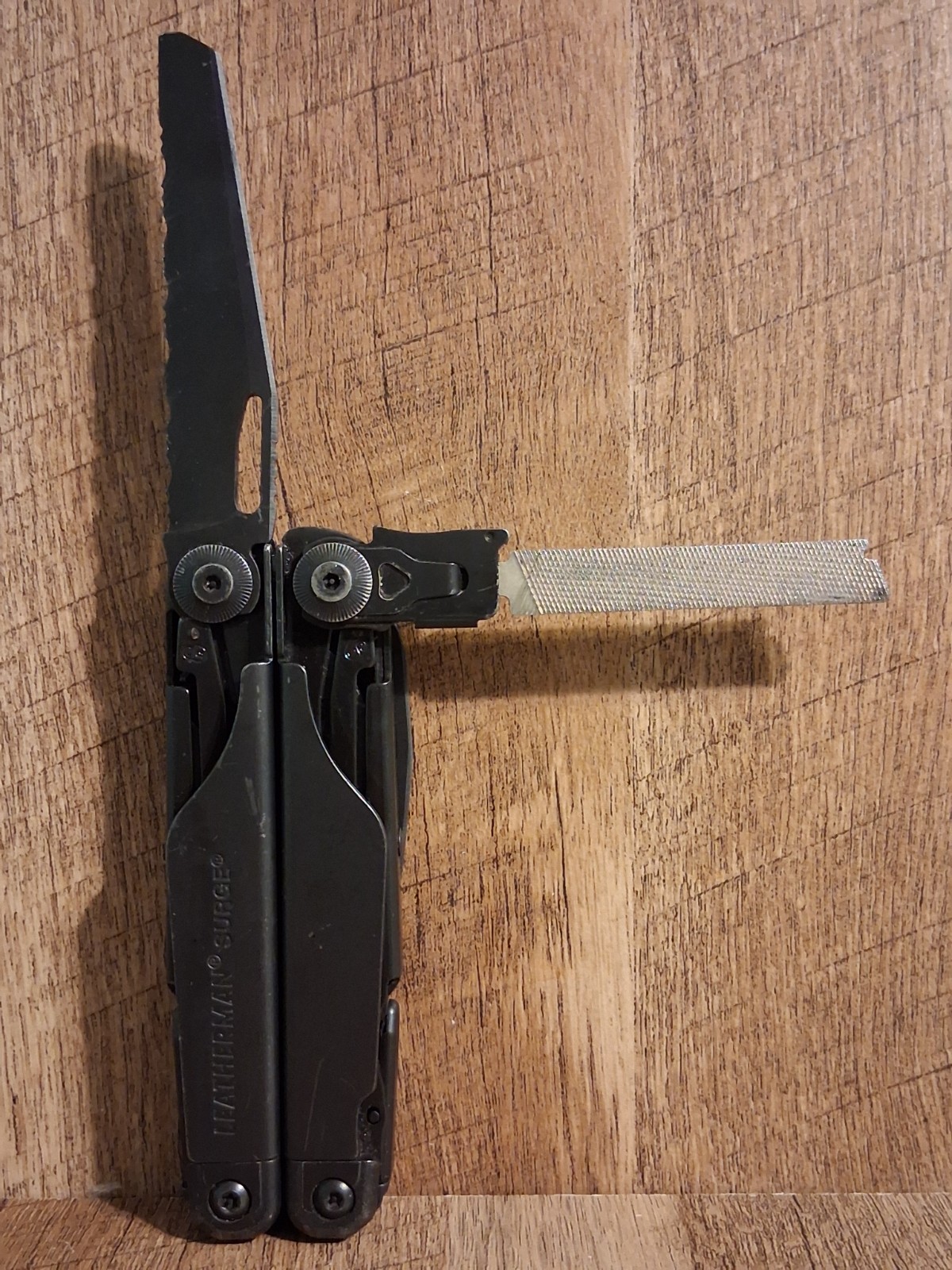 LEATHERMAN SURGE 19-In-1 Black Oxide Heavy Duty Multitool Good Cond. FAST SHIP!