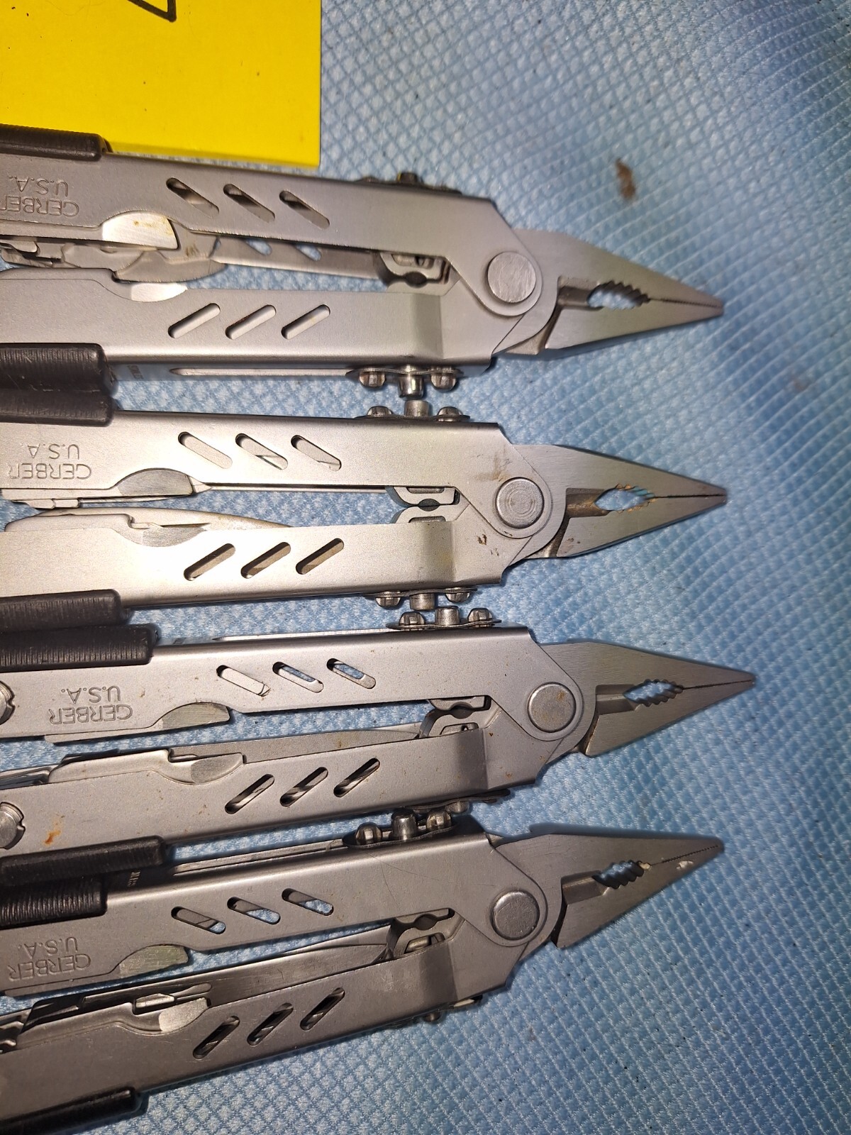5 SILVER GERBER Multi Tools U.S.A. Camping Fishing Lot 927