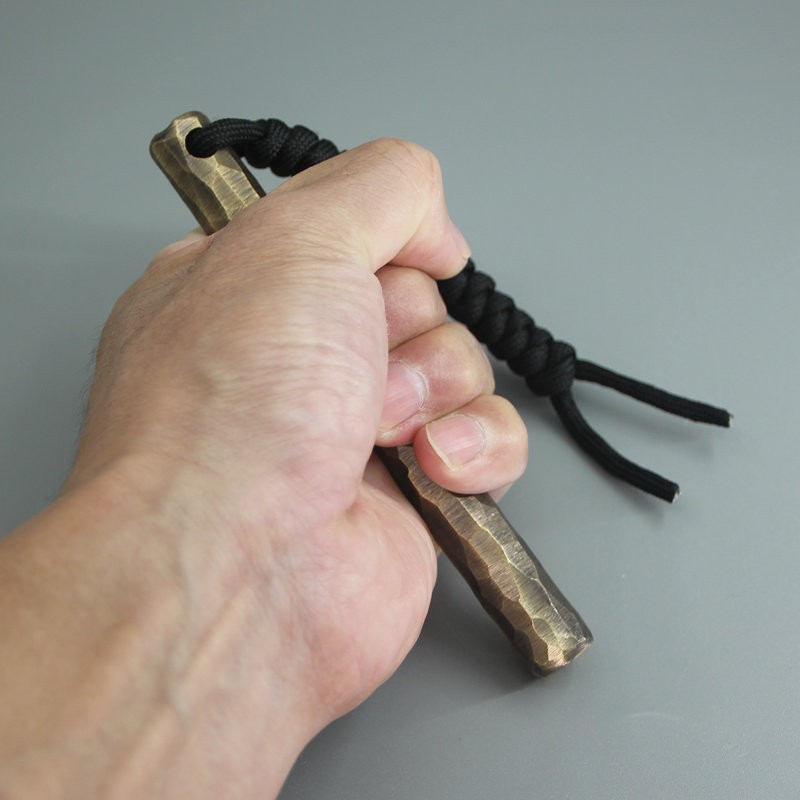 Customization – Hand Carving – EDC Tools – Solid Brass Tactical window breaker