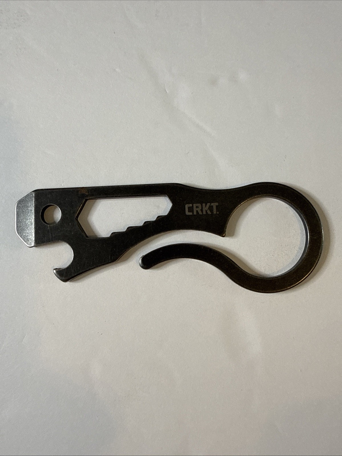 CRKT VIVA Multi-Tool and Bottle Opener Model 9130 Metal Flat Prybar Screwdriver