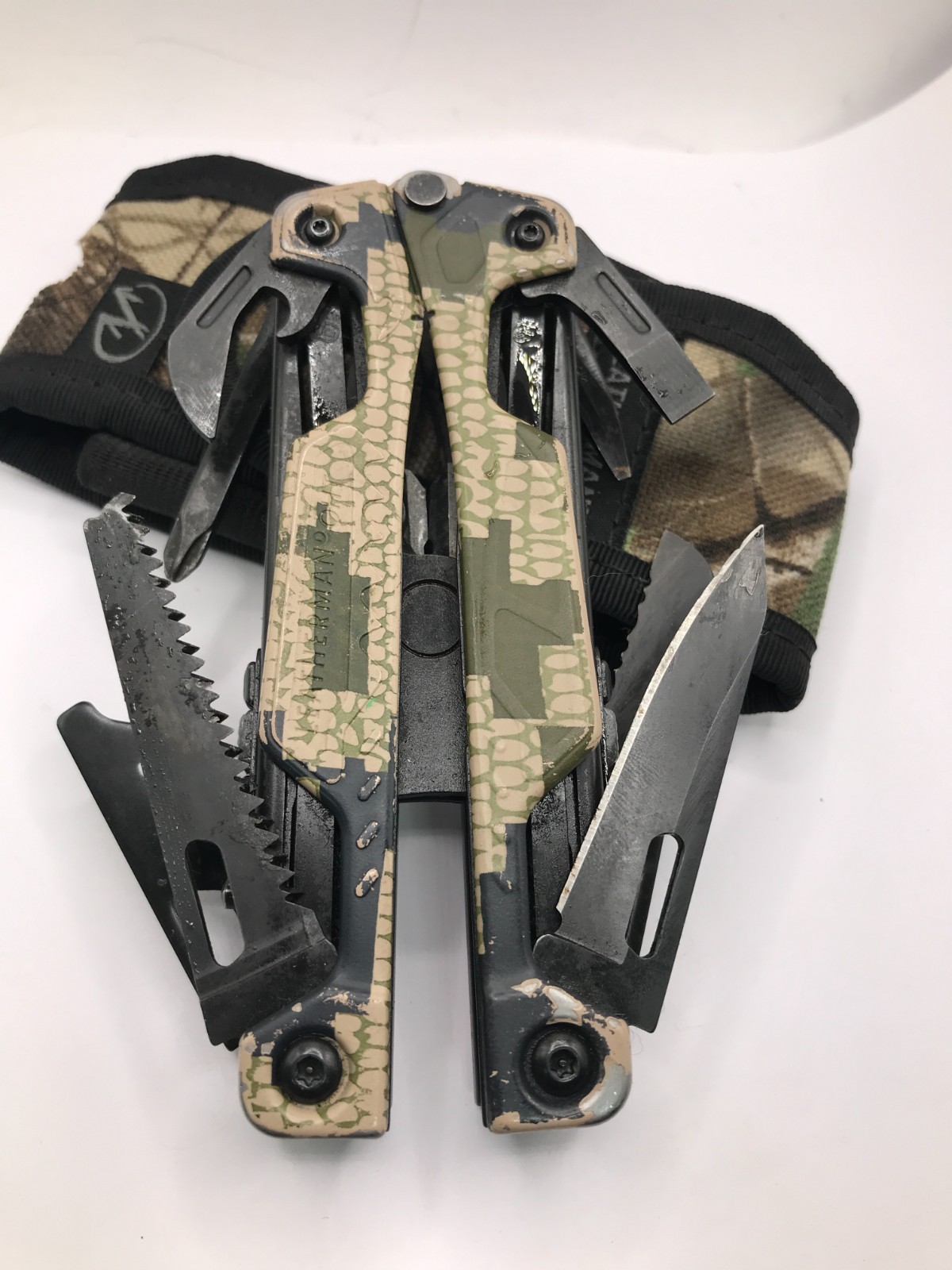 Rare Leatherman OHT Camo Collectable Retired USED Multitool