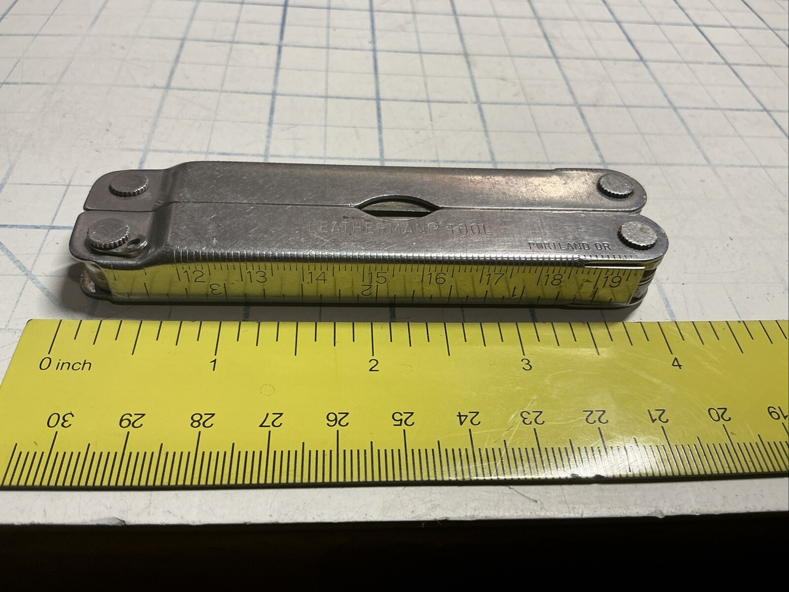 Vintage Original Leatherman Multi Tool Portland OR Leather Sheath USA