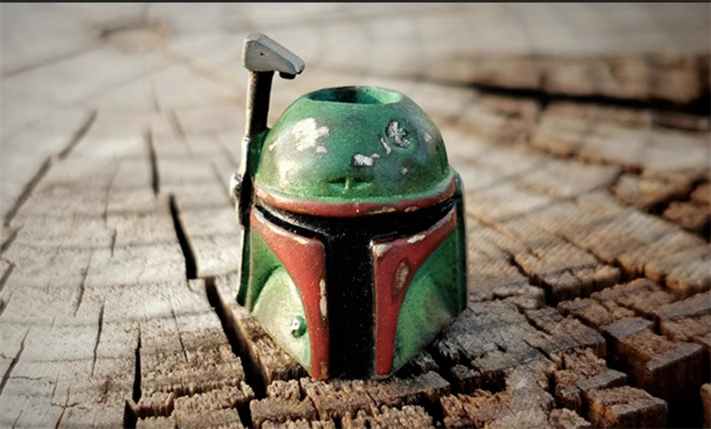 Boba Fett EDC Knife Pendant Outdoor Paracord Lanyard Bead 1PC Handmade Outdoor