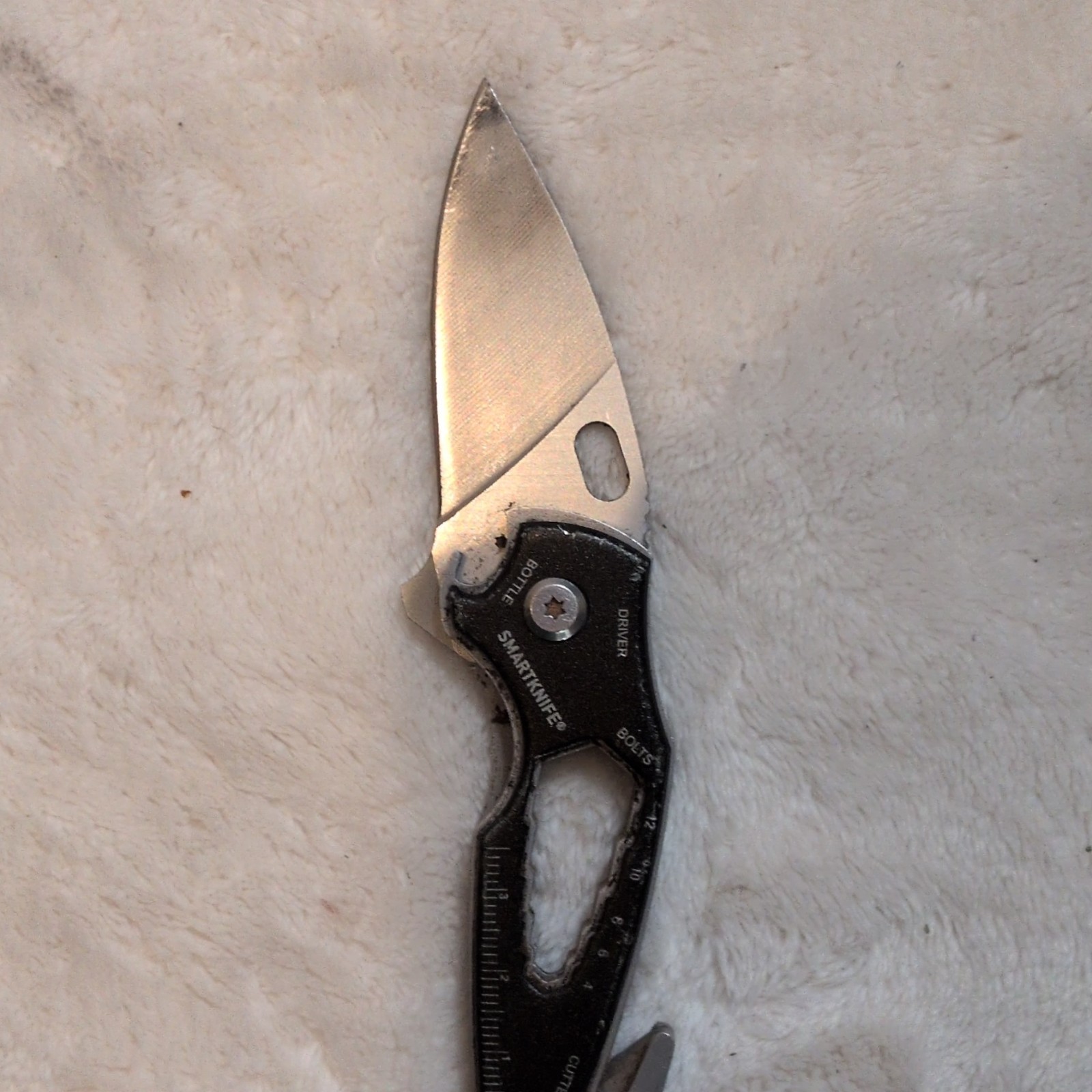 Smart Knife+ BG115 5-in-1 Stainless Multi-Tool Knife 2.5in Black/Silver