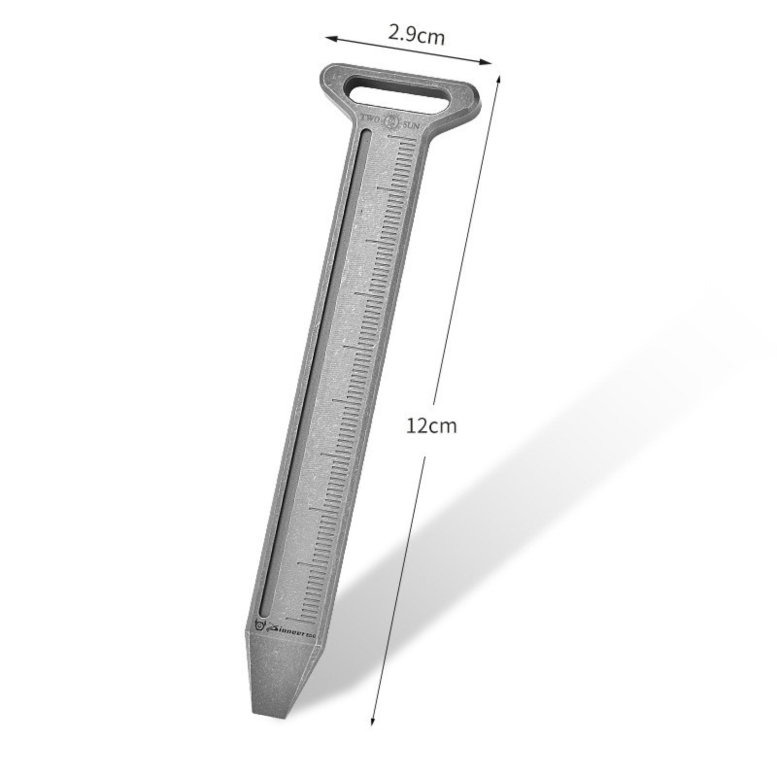 Titanium Alloy Pry Bar Crowbar Ruler Portable Outdoor EDC Camping Multi Tools