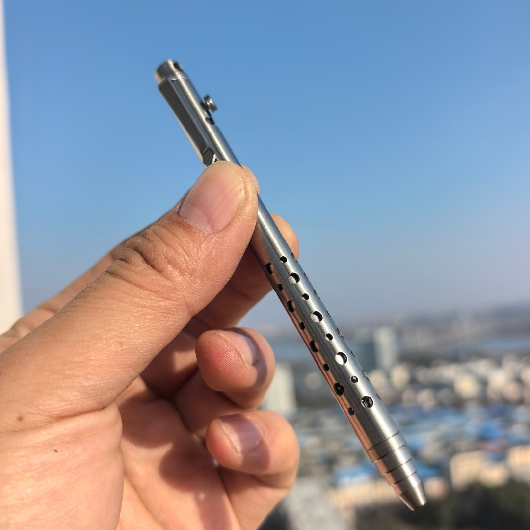Lightweight Titanium alloy signature pen Tactical EDC Tool