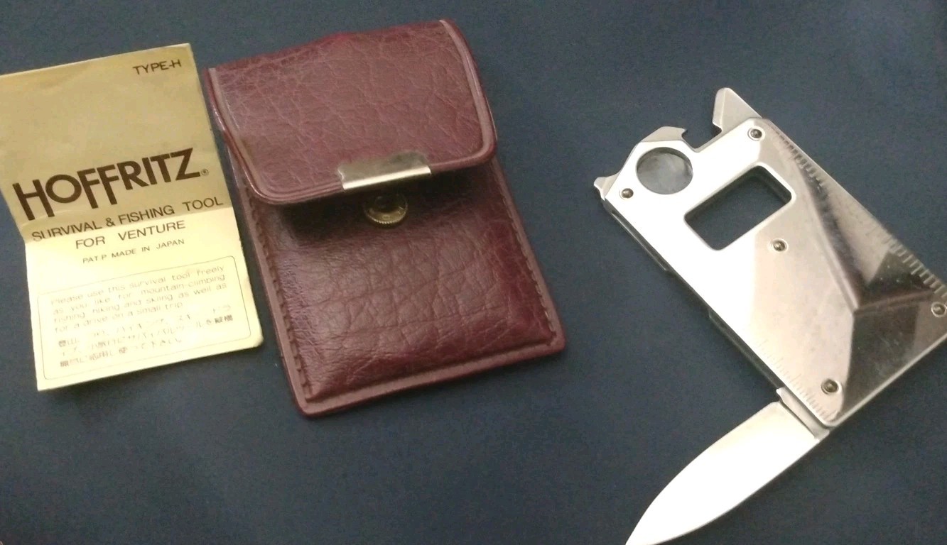 HOFFRITZ TYPE H MULTITOOL – CAMPING SURVIVAL FISHING – STAINLESS STEEL JAPAN VTG