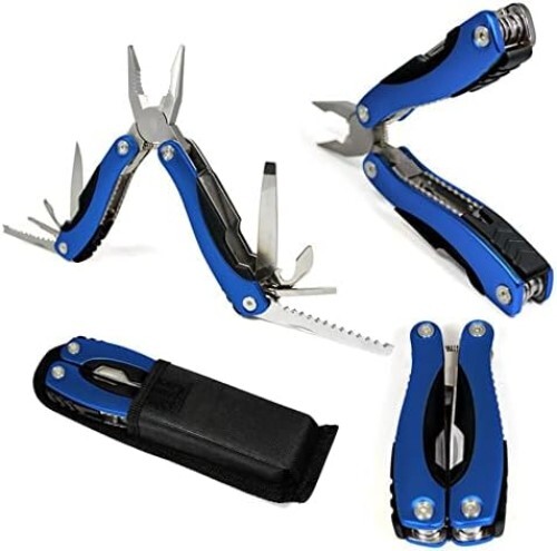 Multi Tool Pliers – Outdoor, Camping, DIY, Survival, Hunting, Hiking, Blue