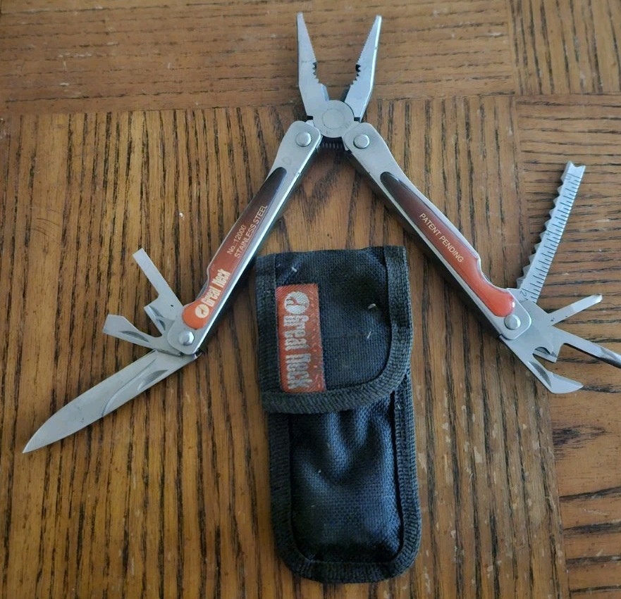 Great Neck Leatherman Multi Tool Stainless Steel NO. 12000