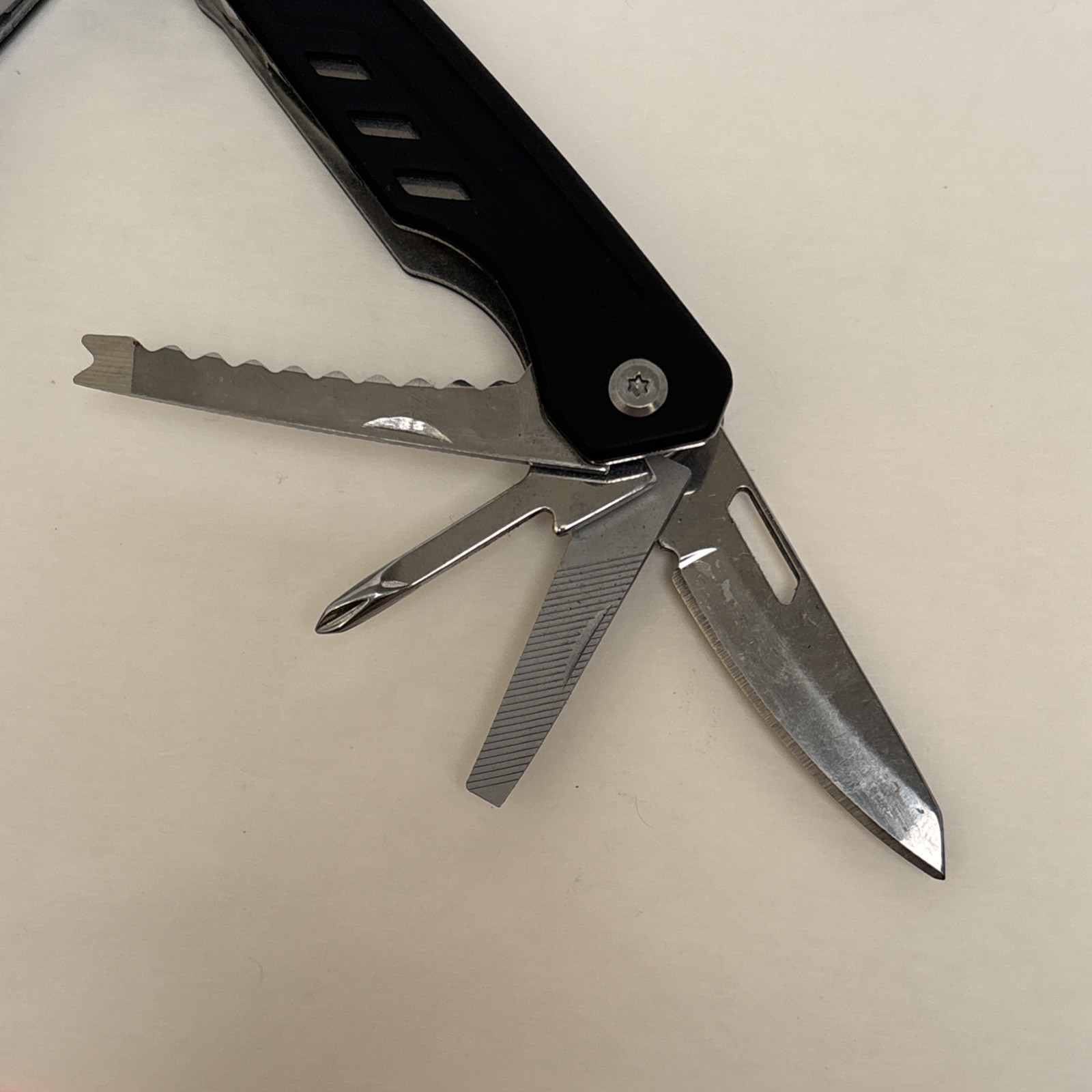 Multi Tool Pliers Ozark Trail Wire Cutter, Saw, Knife Black Survival Hunt Camp
