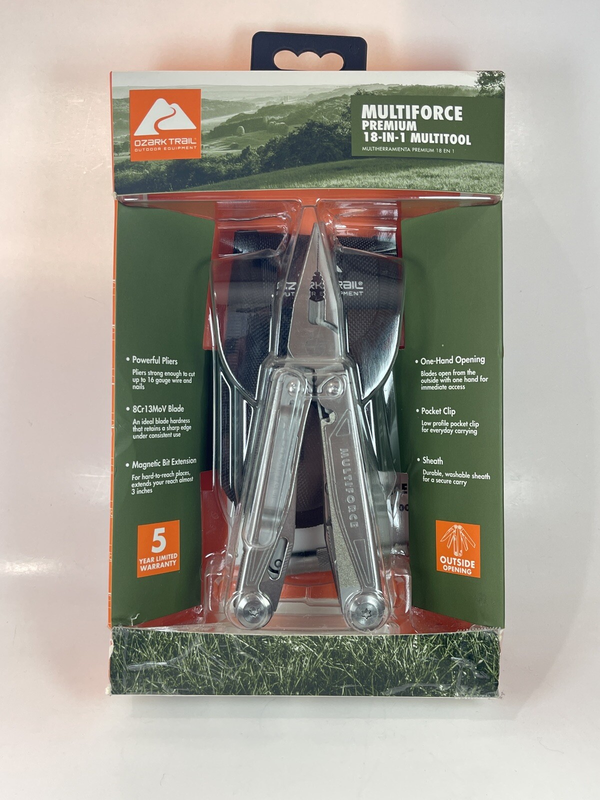 Multiforce Premium 18-In-1 Multi Tool Camping Tools Camping Equipment Outdoor