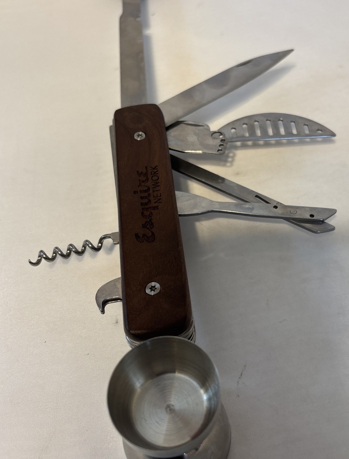 Esquire Network 9 IN 1 COCKTAIL MULTI TOOL, BARTENDER MUST HAVE KITCHEN ITEM