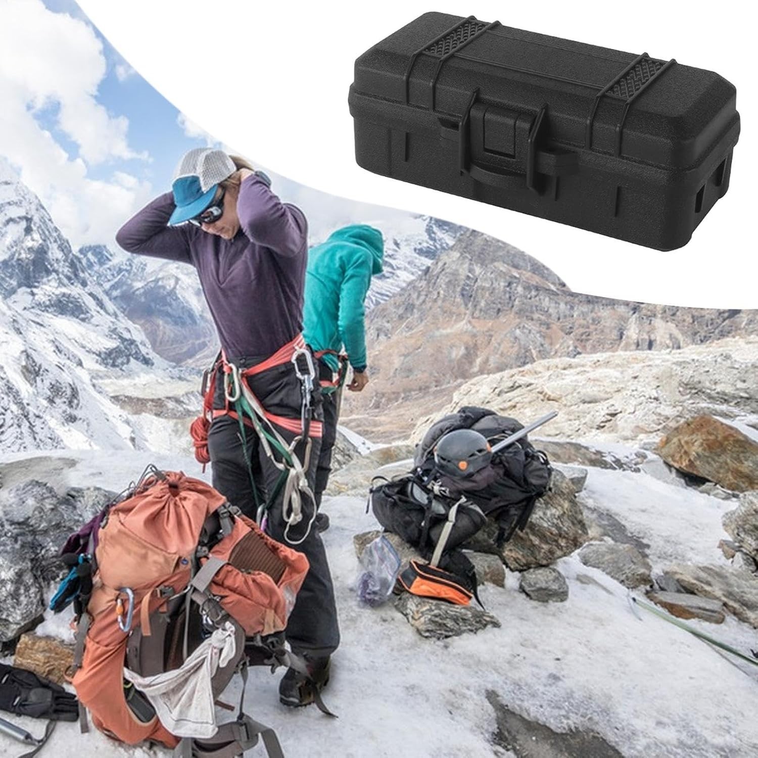 Waterproof Shockproof Hard Case Outdoor Survival Tool Storage Box Tactical Foam