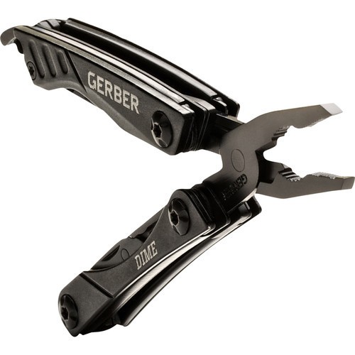 Gerber Dime Black Multi Tool Plier Scissors Knife
