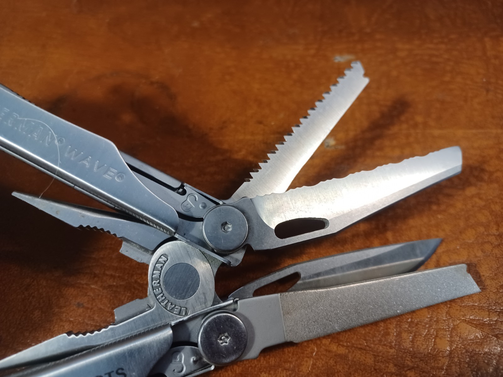 Idaho Steel Products Leatherman Wave Plus Multitool Stainless Steel Knife (D2)