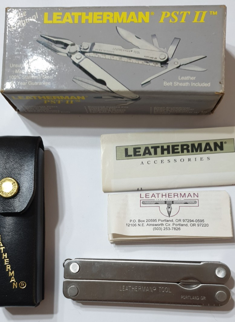 🔥🔥 Leatherman PST II Stainless Multi-Tool New in Box Rare Retired Collectable