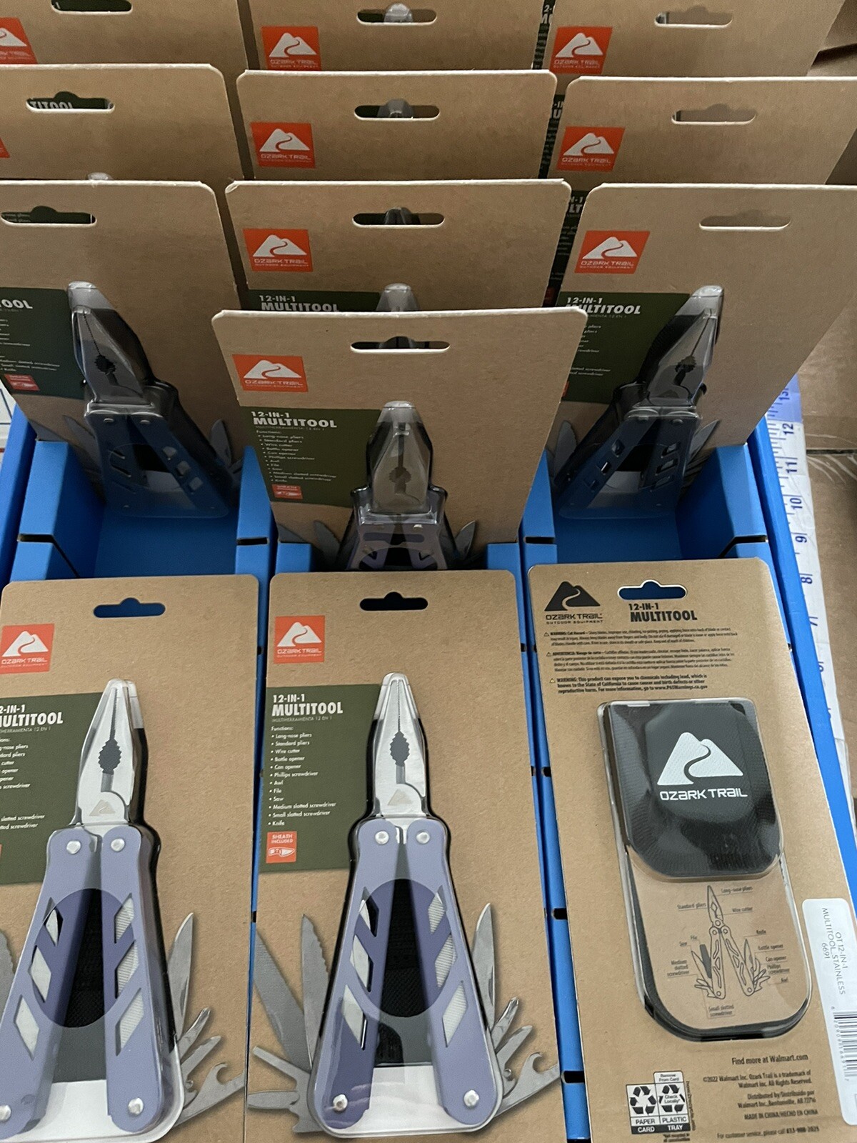16X NEW Ozark Trail Outdoor Equipment 12-In-1 Multitool with Sheath Included