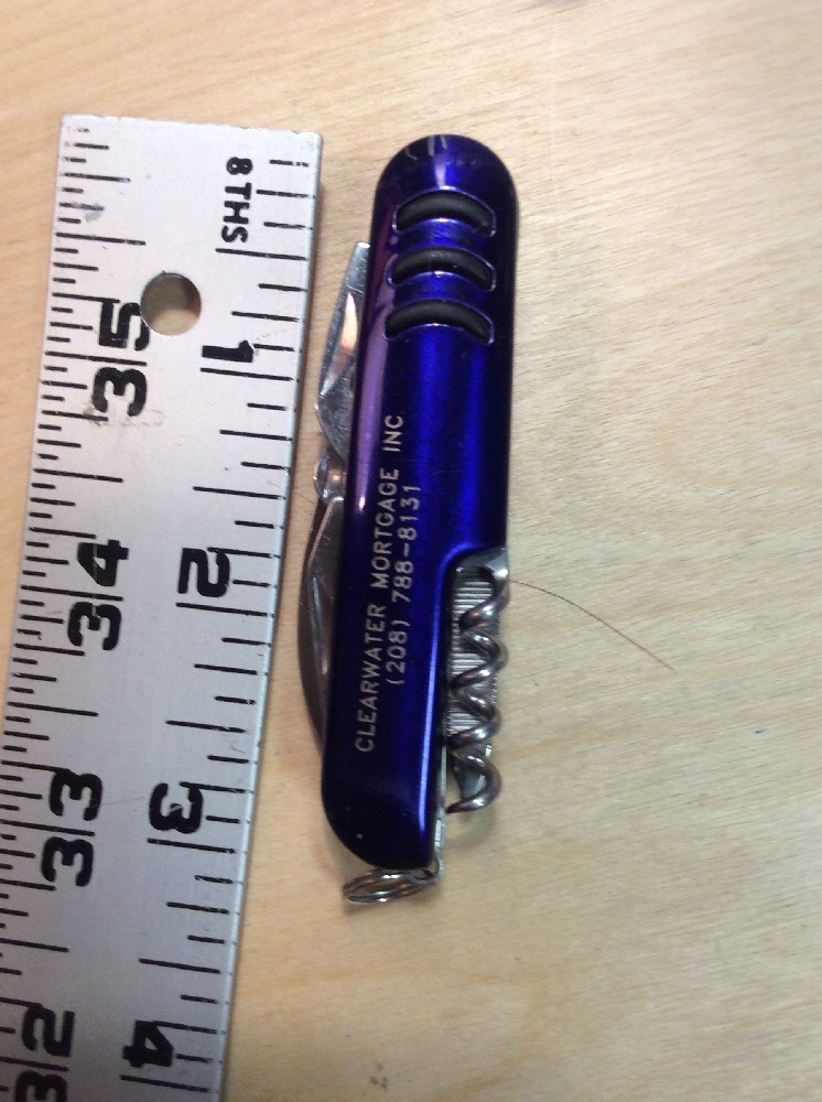 Clearwater Mortgage Inc Myron Stainless Steel 7 Multi Tool Pocket Knife Keychain