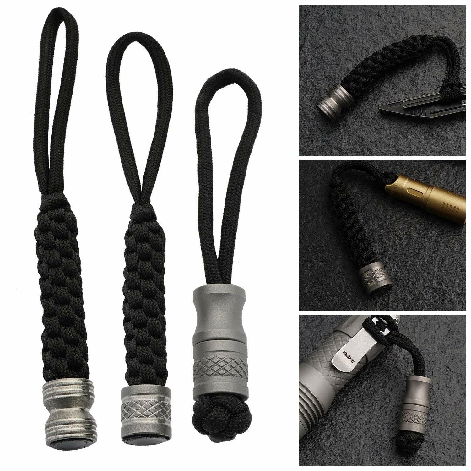 FFT-A Titanium Beads for EDC Gear, Knife, Flashlight, Woven Paracord,Mecarmy