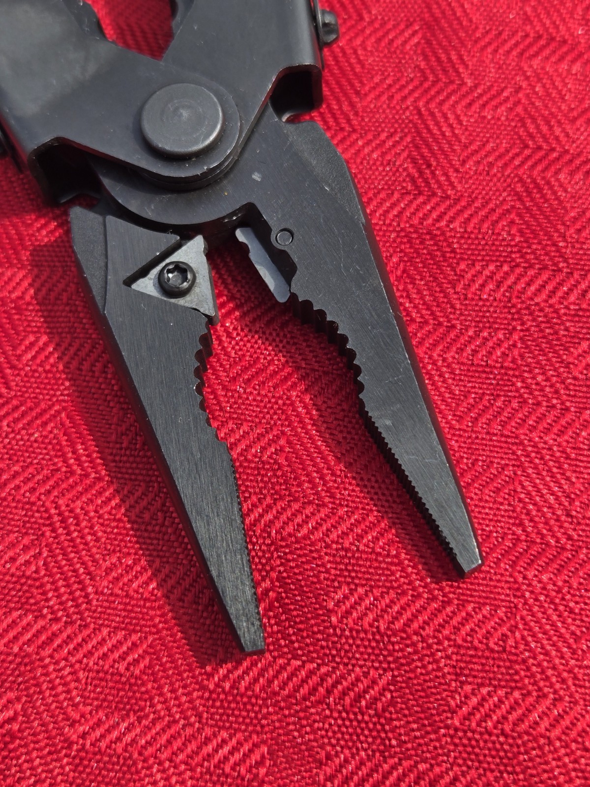 GERBER MP600 Black Oxide Finish Multi Tool Knife Plier w/sheath Carbide USA EXC