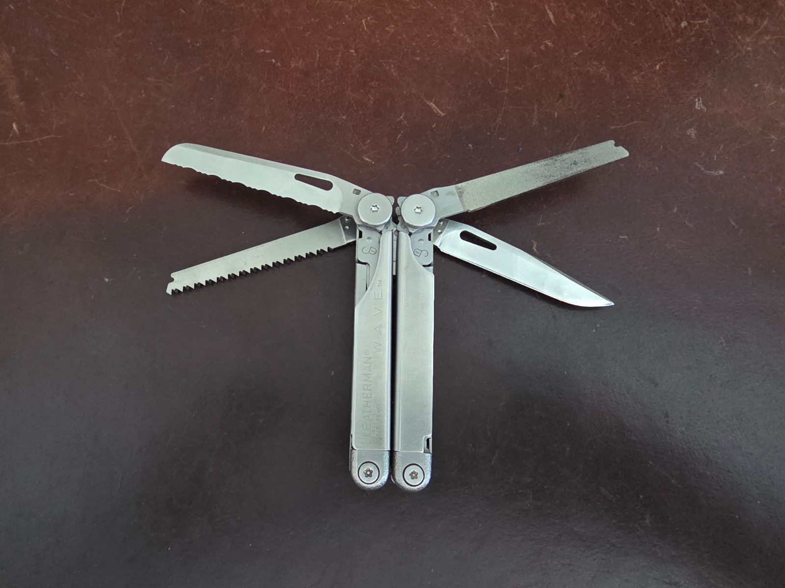 Vintage 2001 Leatherman Original Wave Multi tool Excellent w Nylon Sheath 069s