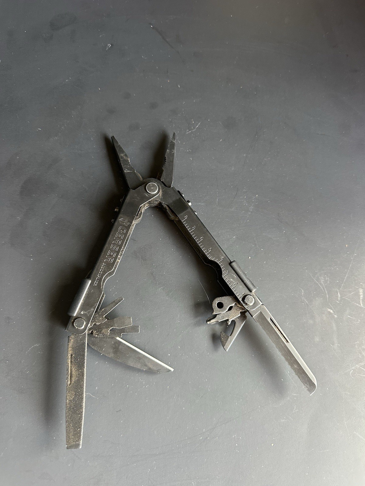 Lot of 2 Gerber Multi-Plier Multi Tools Black Folding Pliers USA