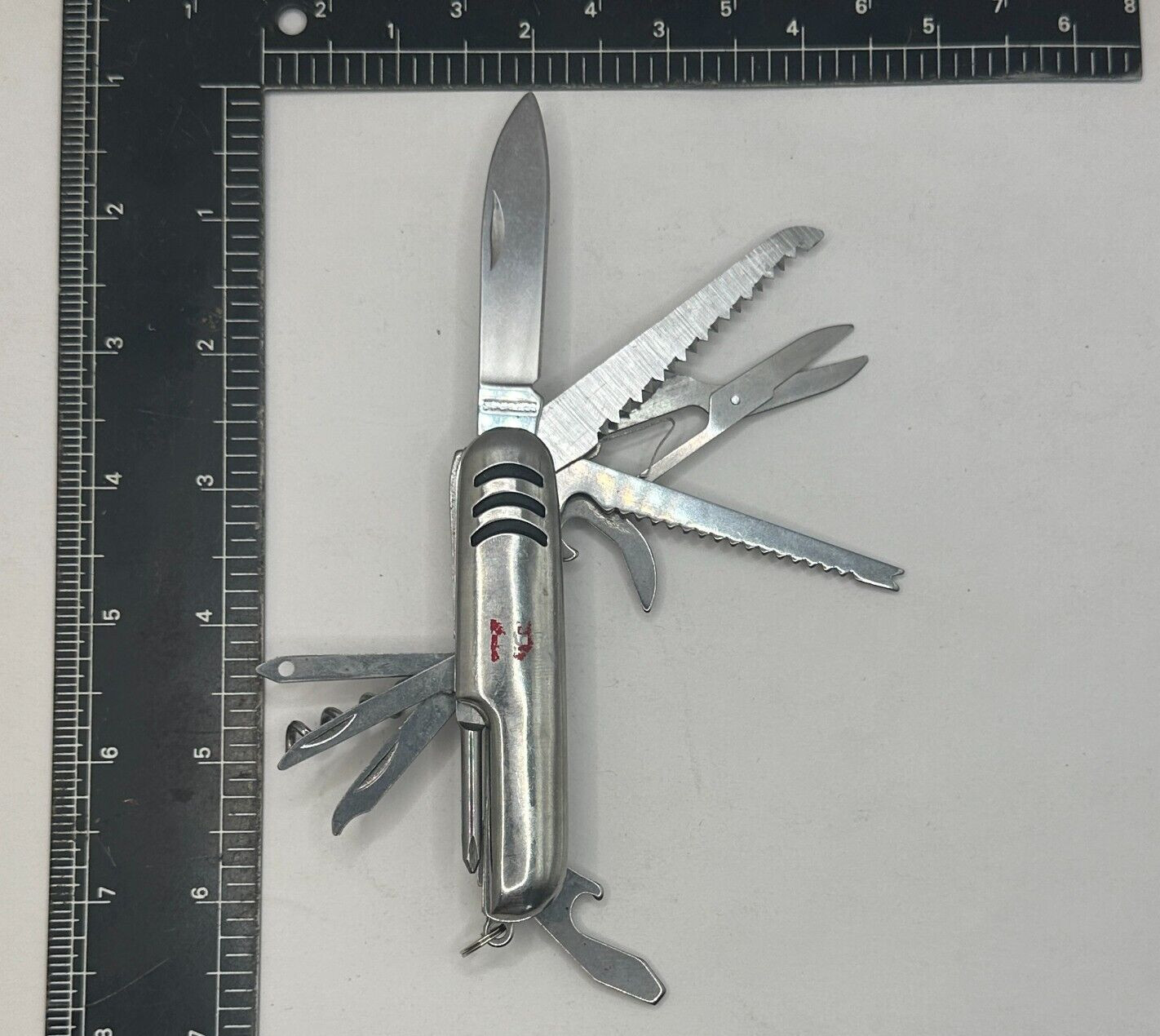Multi-function Camping Hiking Pocket Knife – 7 tools – Stainless Steel🔔