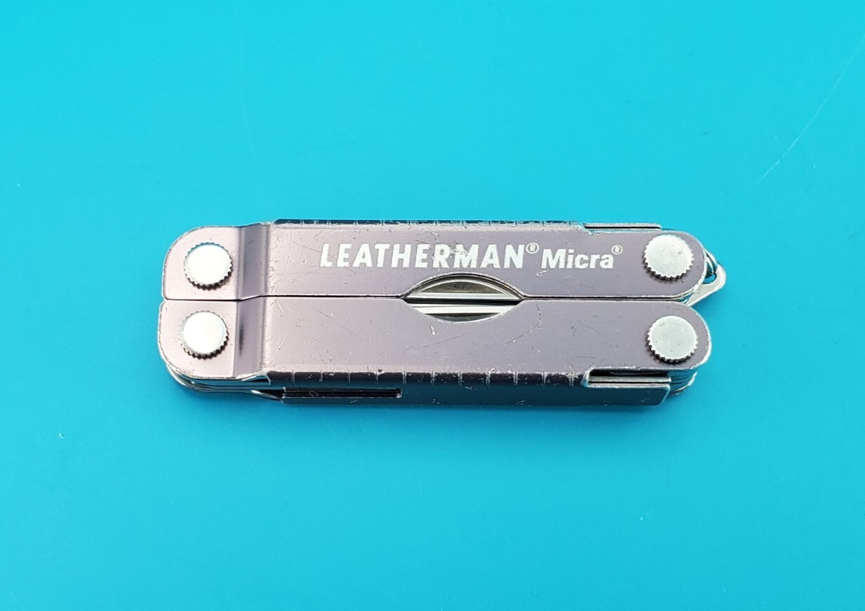 Leatherman Micra Multi-Tool, Knife, Scissors, Key Ring, Gray! GUITAR ALI THE ACE