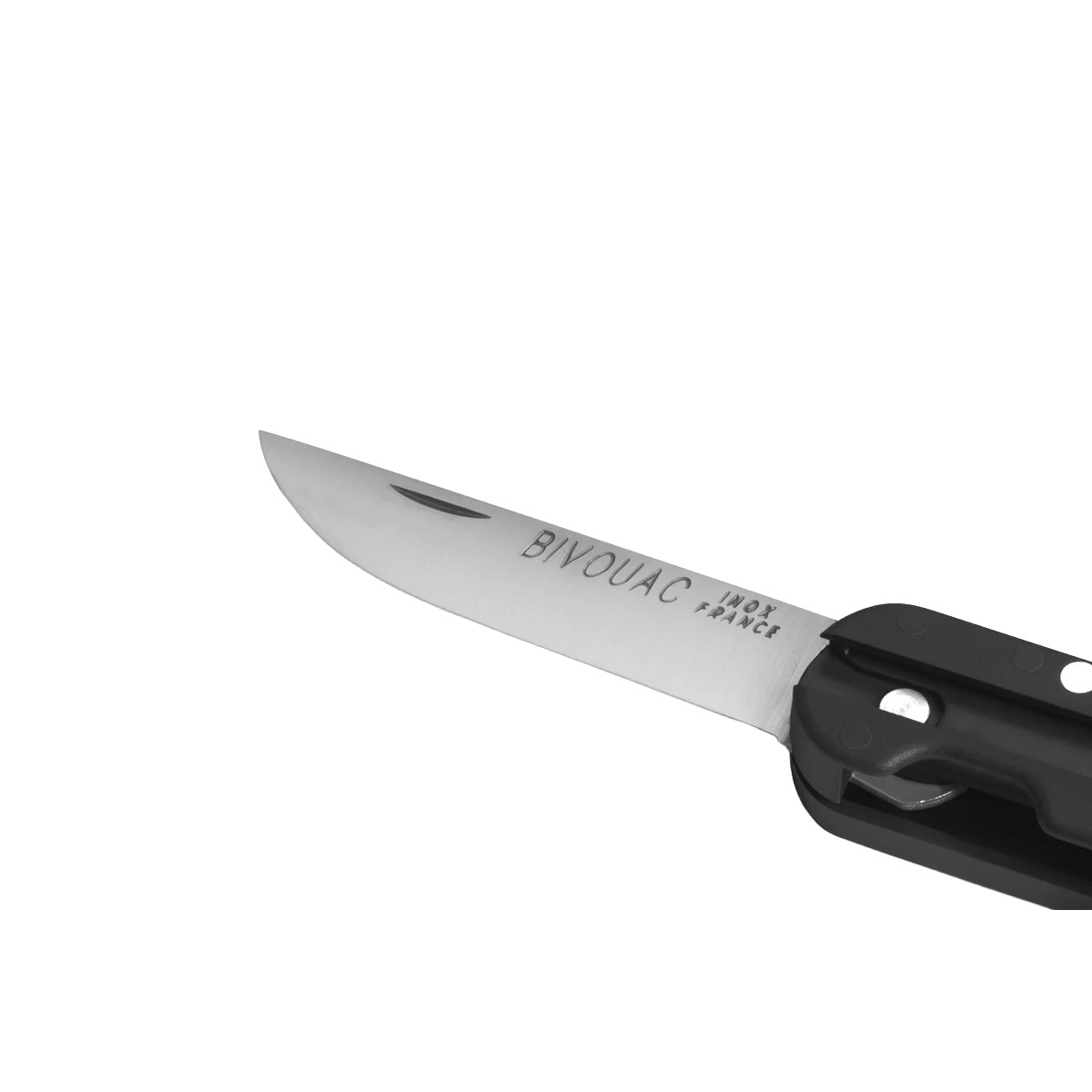 TB Outdoor French Army Camp Multitool Knife Small Blade Black ABS Handle TBO092