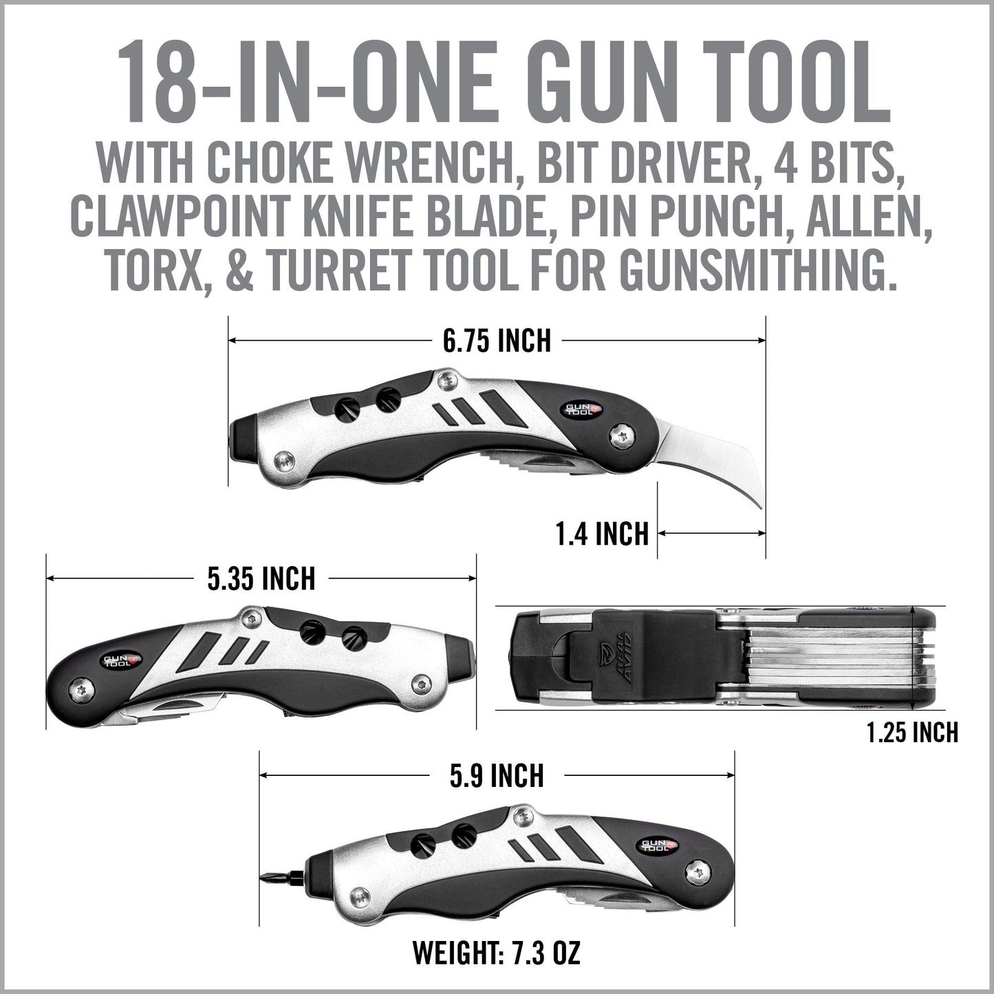 Real Avid The Gun Tool Multi-Tool Re1-AVGTCL211