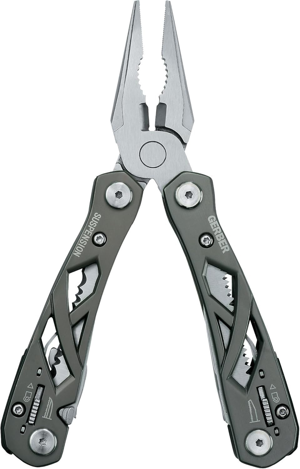 Gear Suspension 12-in-1 EDC Multi-Plier Multitool with Pocket Knife, Needle N…