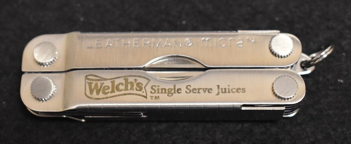 The Original Leatherman Micra Advertising Welch’s Juices IN Original Box
