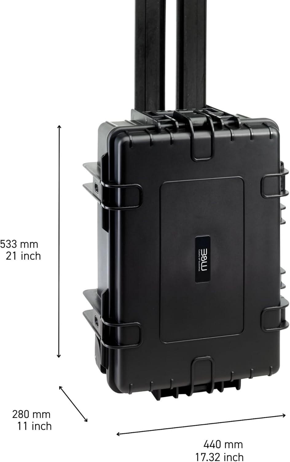 Professional Jumbo Tool Organizer with 43L Capacity & Safe Transport Features