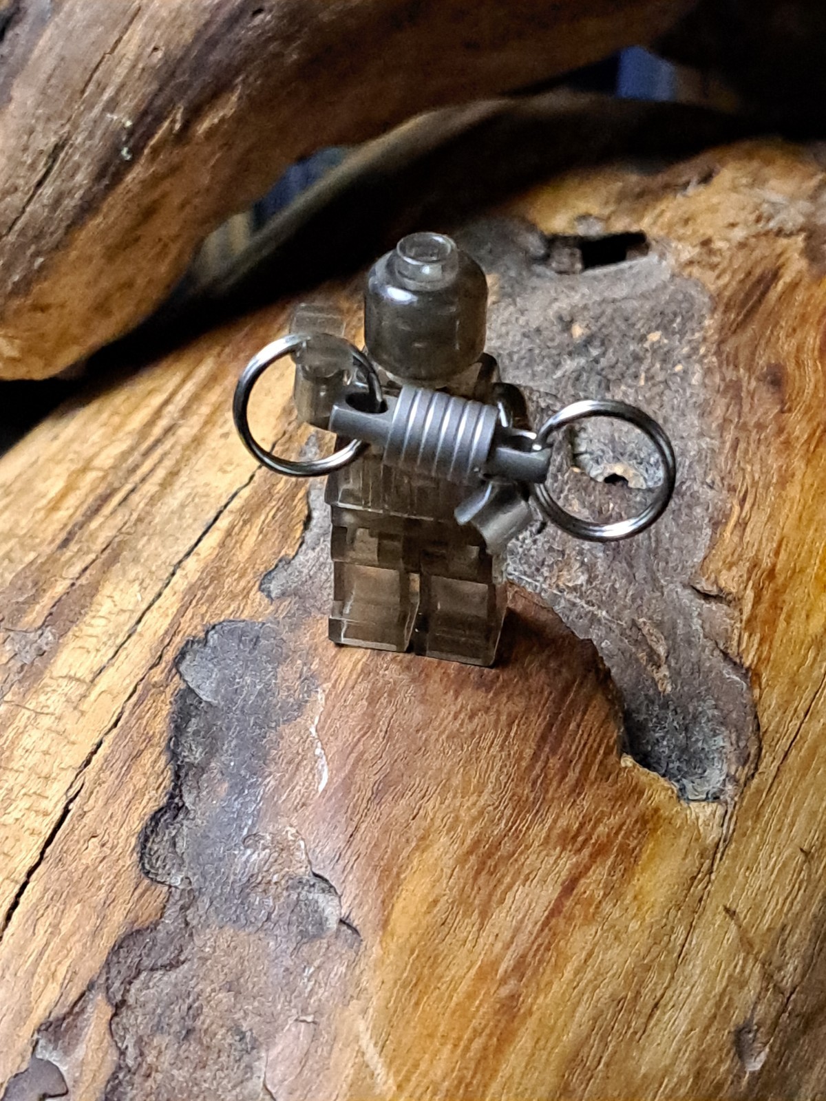 Pro Super Mini Series Titanium Swivel With 12mm Titanium Keyrings