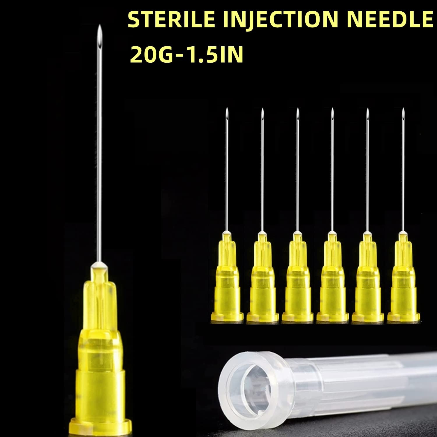 100pcs Stainless Steel Dispensing Needles – 20G 1.5 Inch Precision Tools