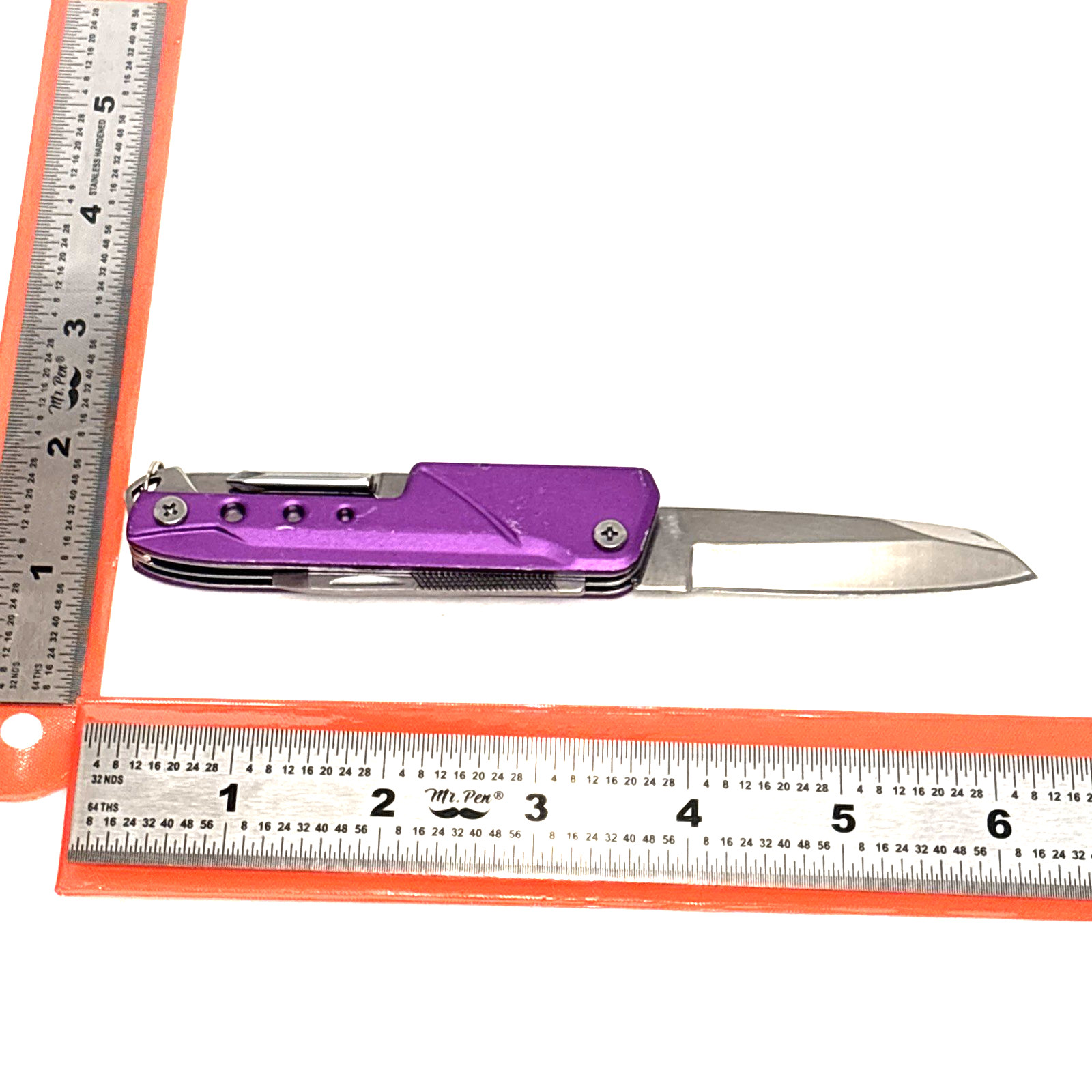 Cabela’s Pocket Tool Knife Purple Multiple Tools 6 Hunting Fishing Camping