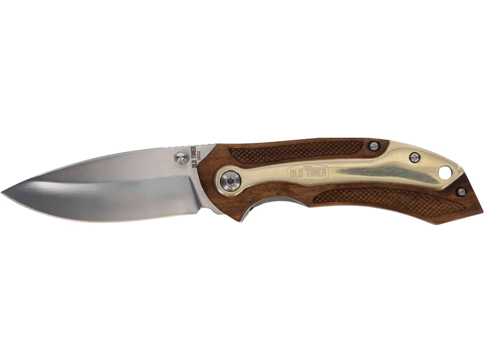 Old Timer 1190129 Assisted Opening Pocket Knife 2.9″ Drop Point 7Cr17MoV Satin