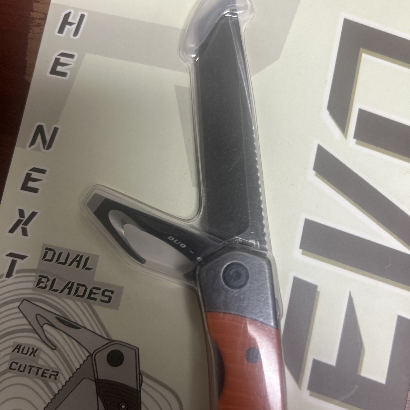 Revo Duo Multitool Knive Tanto Blade With Aux Cutter