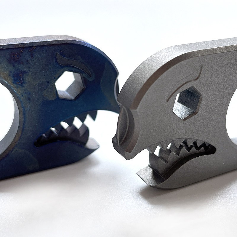 Titanium alloy Shark – Zirconium EDC multi-purpose tool Window breaker pry bar