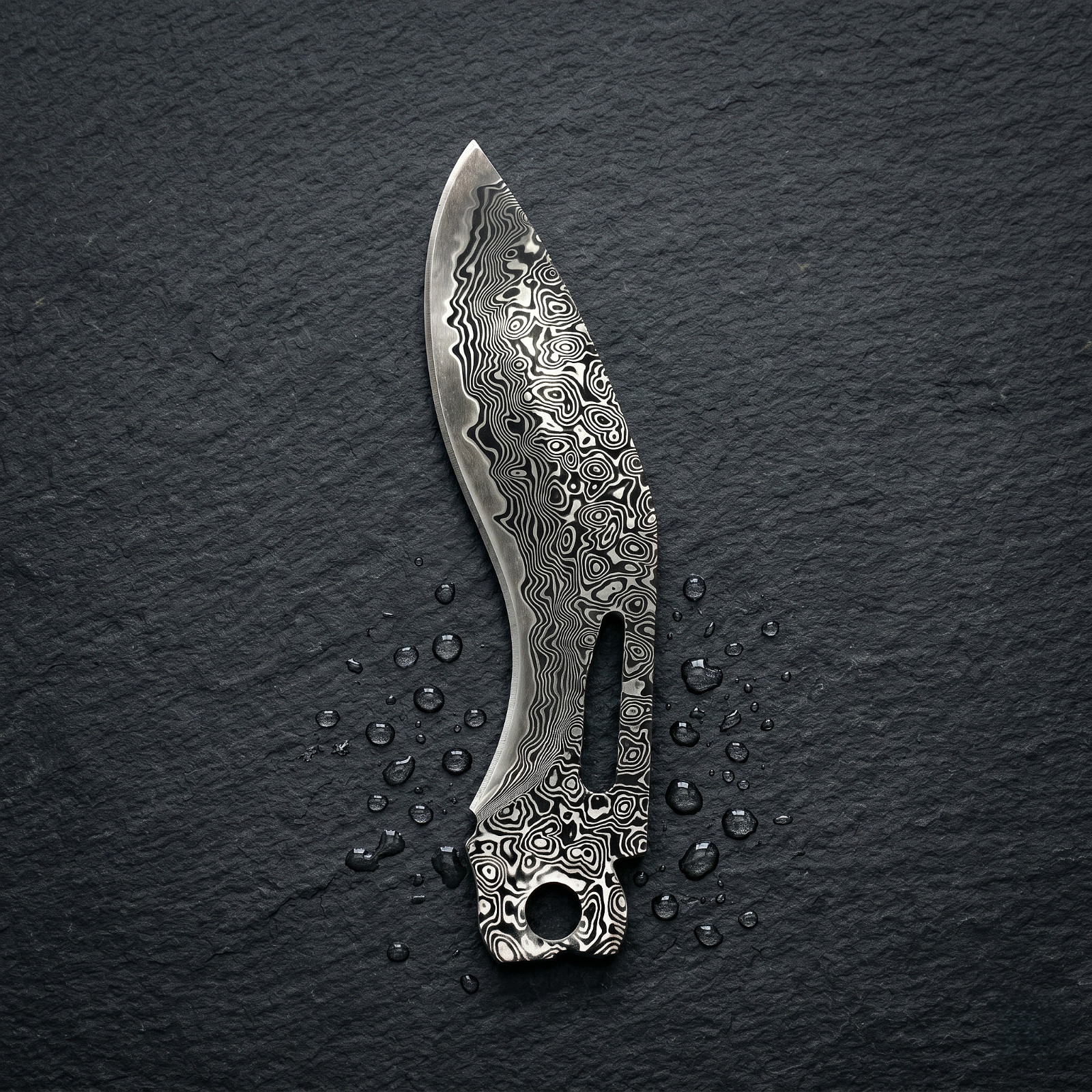 VG10 Damascus Kukri Clip-Point Main Blade – For Leatherman SURGE | EDC Upgrade