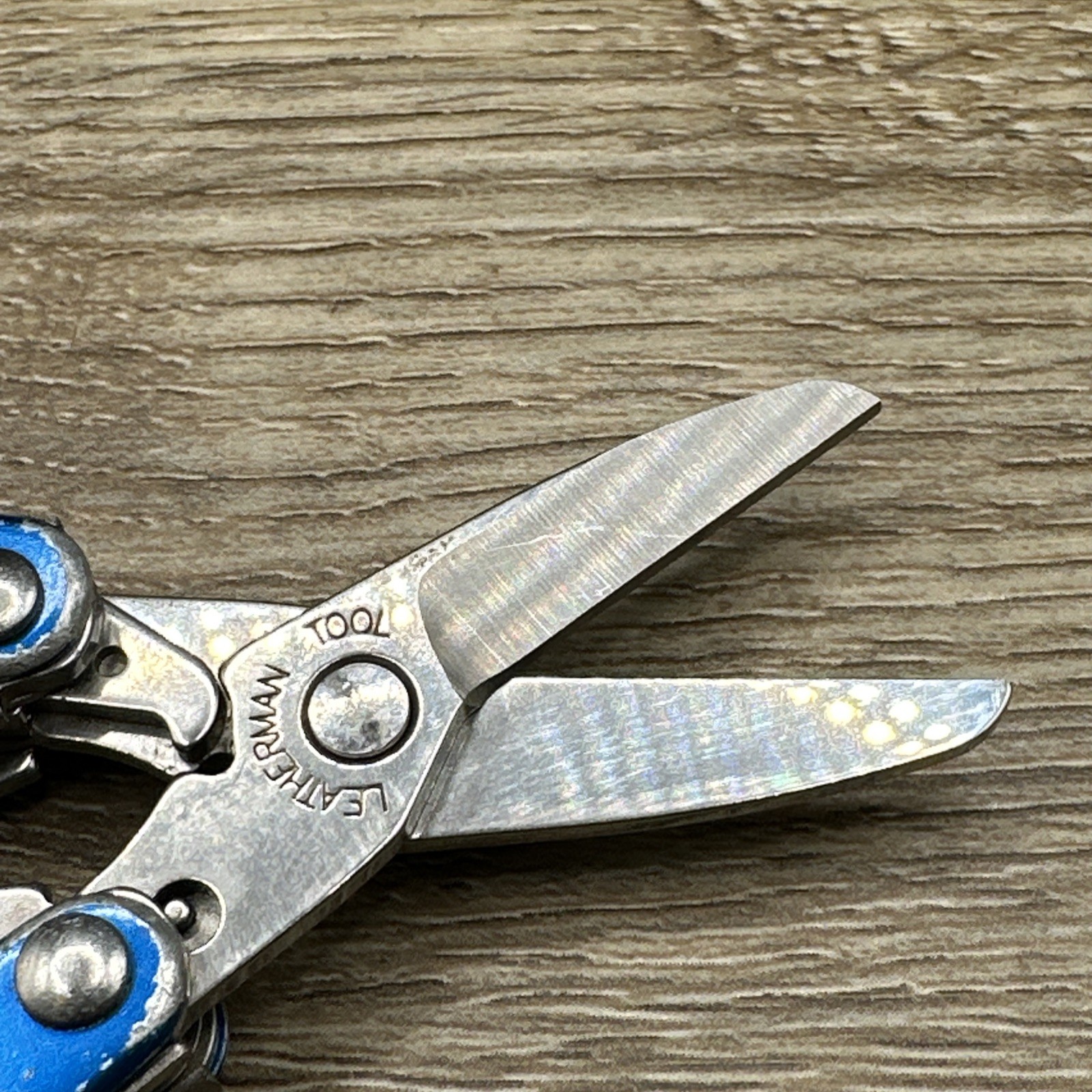 Leatherman Squirt S4 Blue Multitool Discontinued Made in the USA