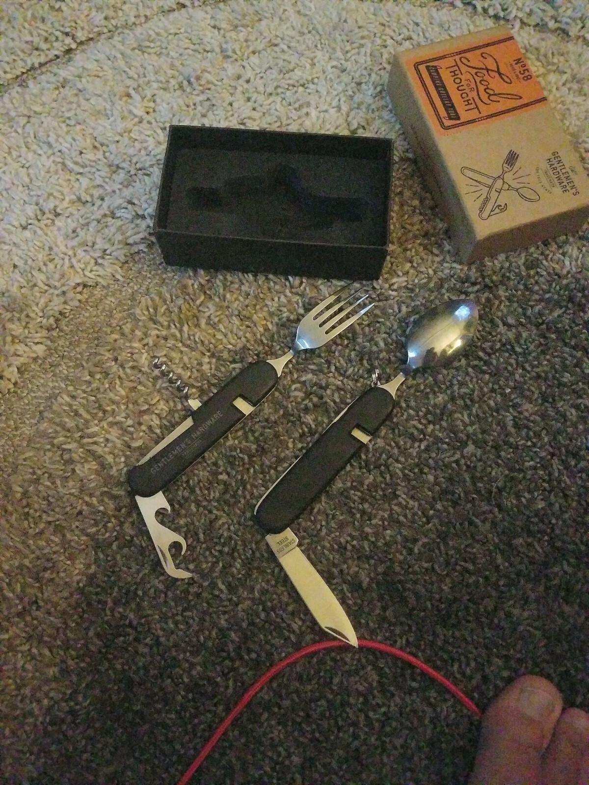 Gentlemen’s Hardware 6in1 Camping Cutlery Tool Food for Thought No 5 knife fork