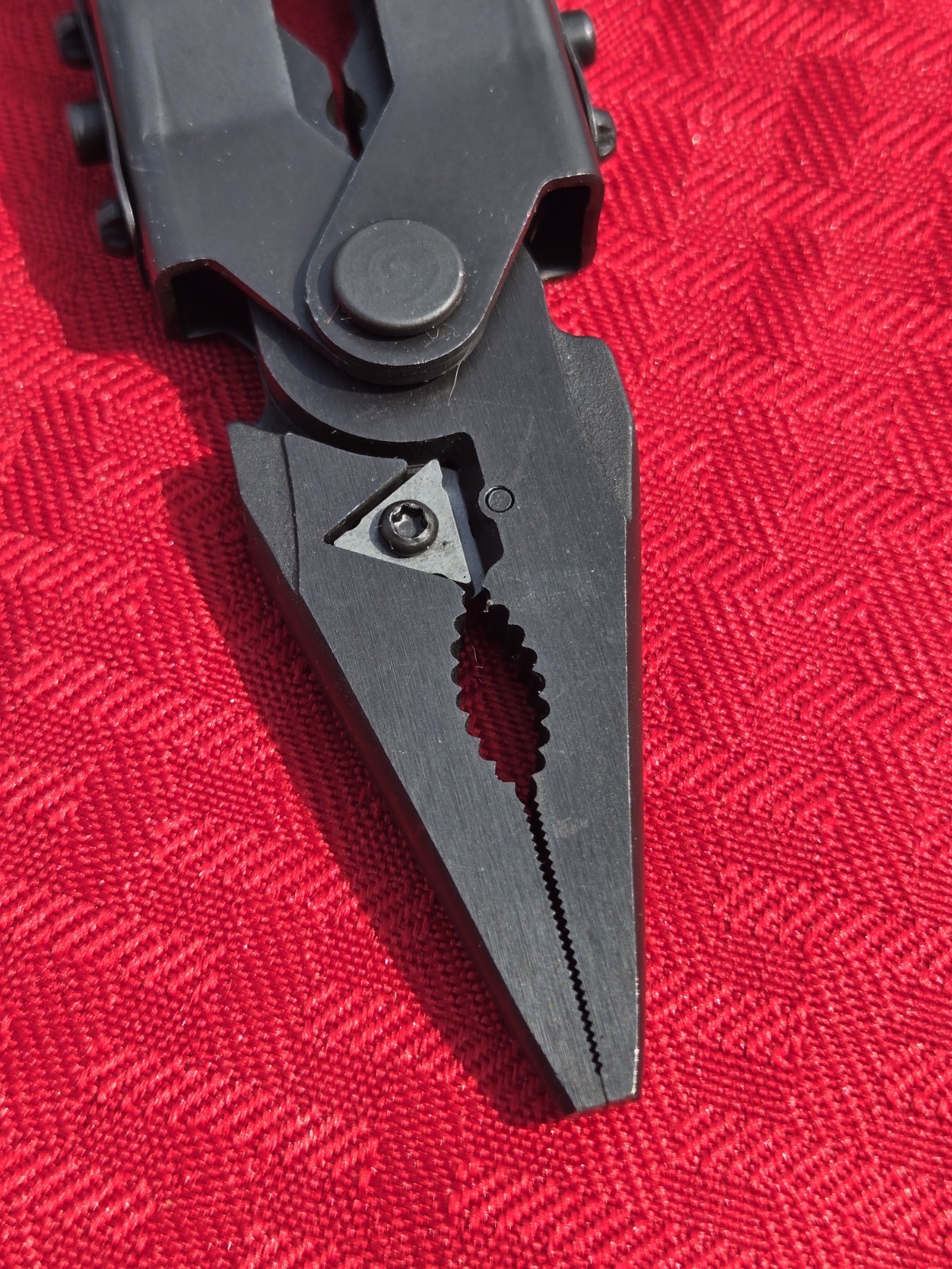 GERBER MP600 Black Oxide Finish Multi Tool Knife Plier w/sheath Carbide USA EXC
